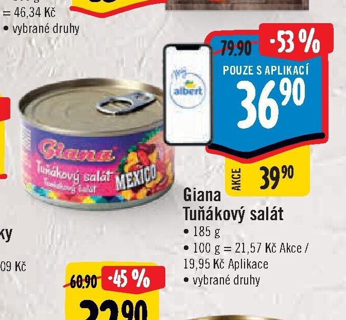 Giana Tuňákový salát