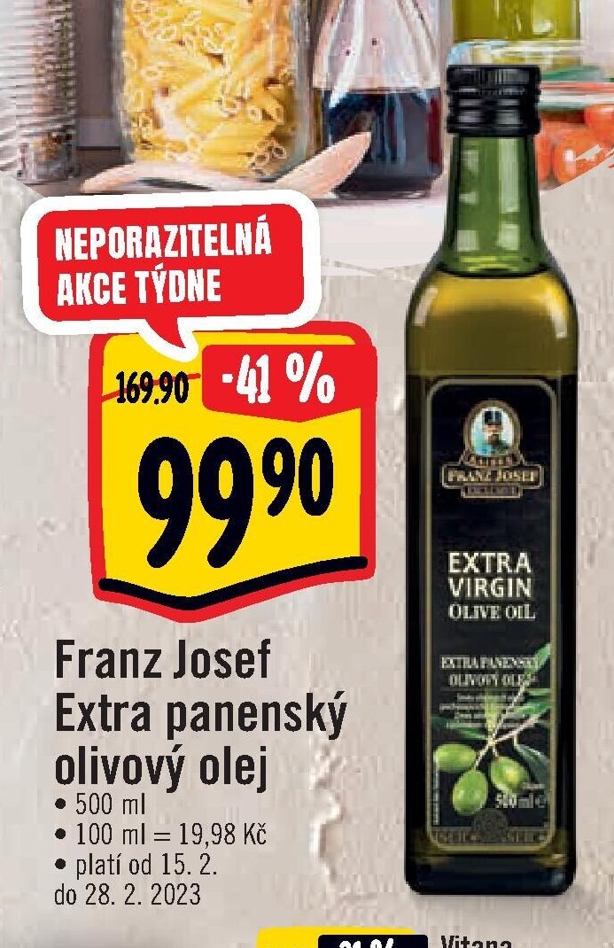 Franz Josef Extra panenský olivový olej