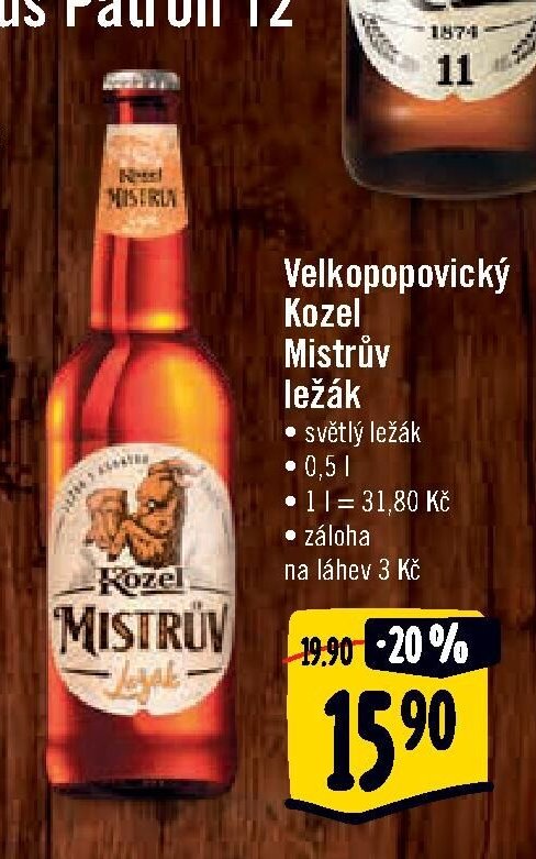 Velkopopovický Kozel Mistrův ležák