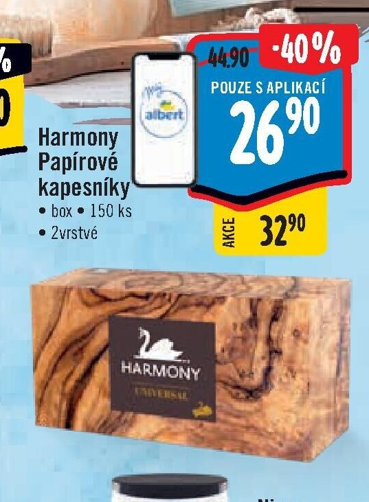 Harmony Papírové kapesníky