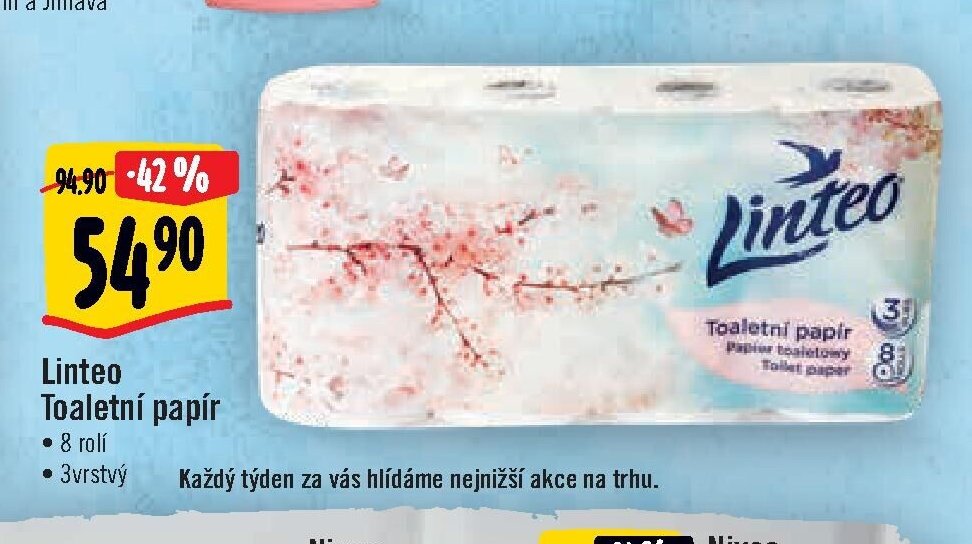 Linteo Toaletní papír