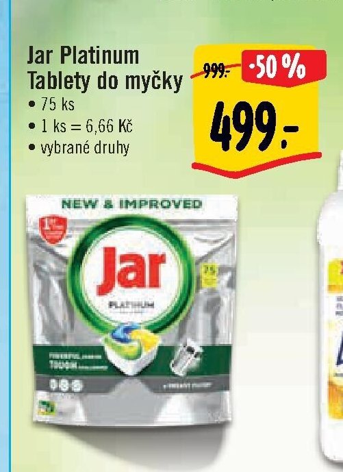Jar Platinum Tablety do myčky
