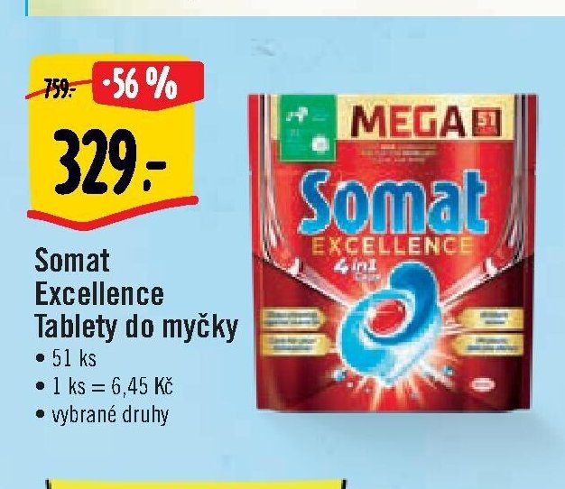 Somat Excellence Tablety do myčky