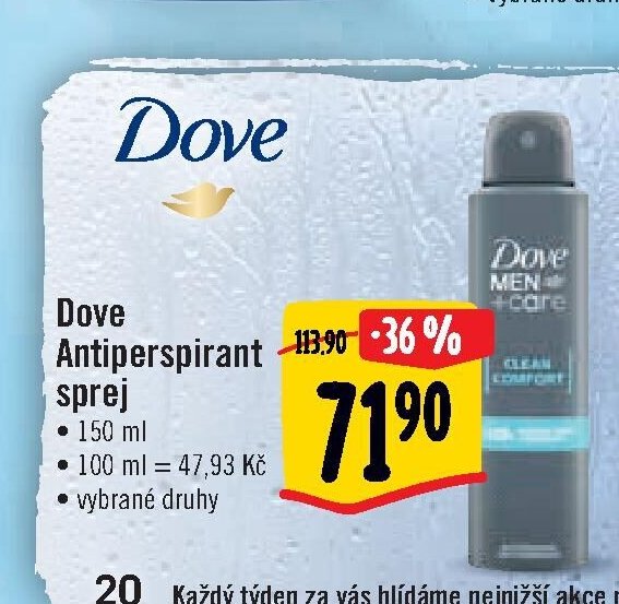 Dove Antiperspirant sprej
