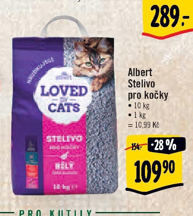 Albert Stelivo pro kočky