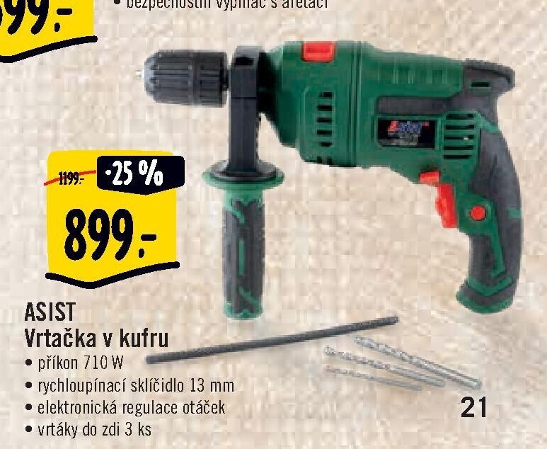 ASIST Vrtačka v kufru