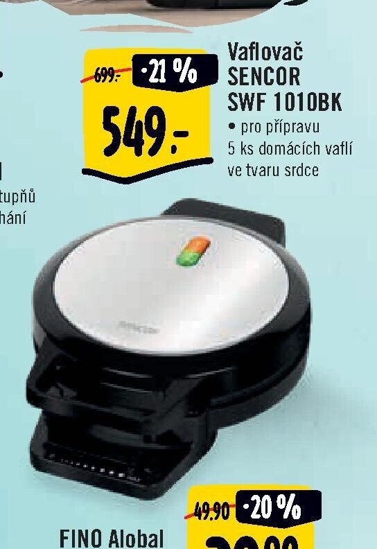 Vaflovač SENCOR SWF 1010BK