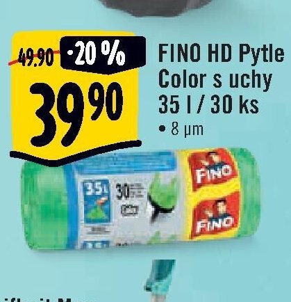FINO HD Pytle Color s uchy 35 l / 30 ks