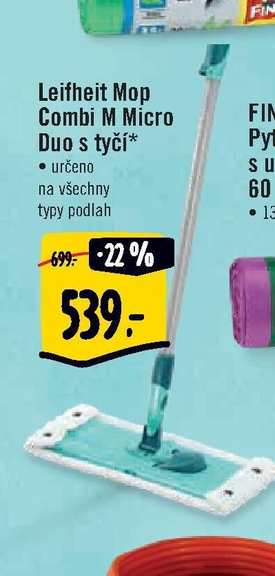 Leifheit Mop Combi M Micro Duo s tyčí