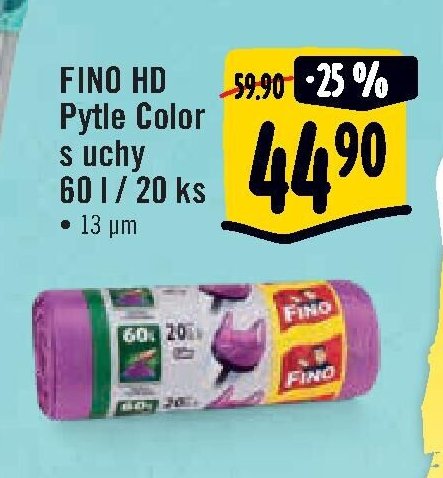 FINO HD Pytle Color s uchy 60 l / 20 ks