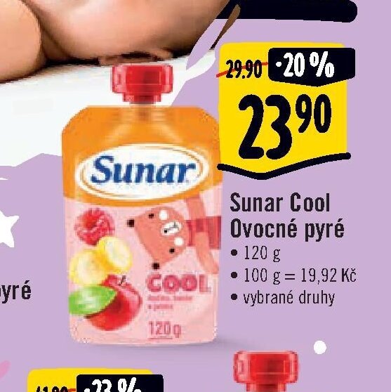 Sunar Cool Ovocné pyré