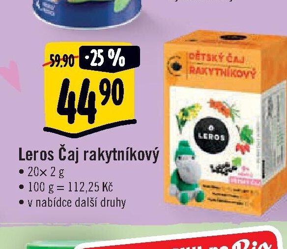 Leros Čaj rakytníkový
