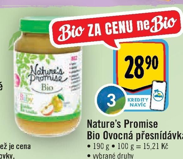 Nature's Promise Bio Ovocná přesnídávka