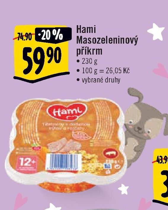 Hami Masozeleninový příkrm