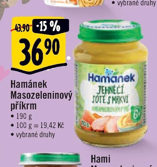 Hamánek Masozeleninový příkrm