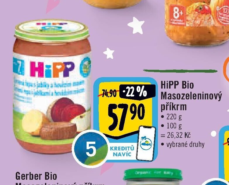 HiPP Bio Masozeleninový příkrm