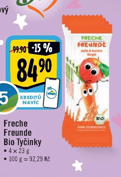 Freche Freunde Bio Tyčinky