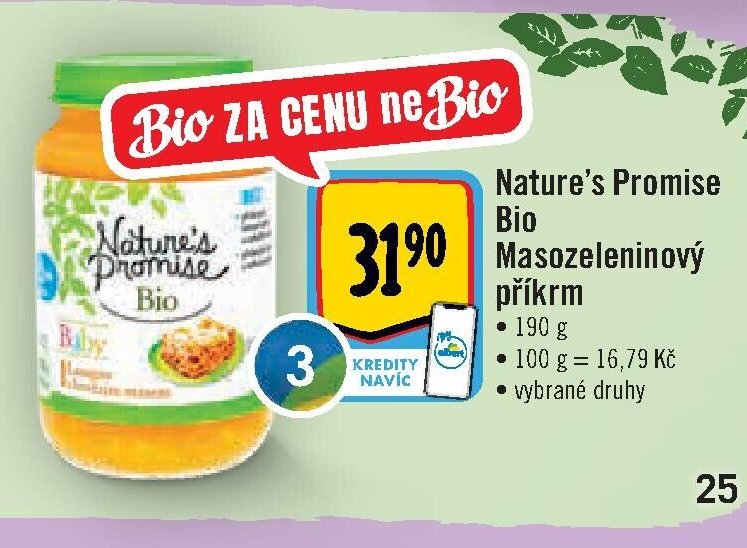 Nature’s Promise Bio Masozeleninový příkrm