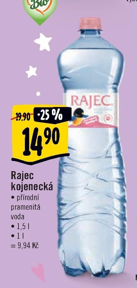 Rajec kojenecká voda