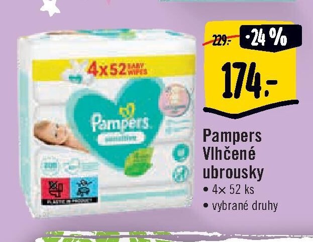 Pampers Vlhčené ubrousky