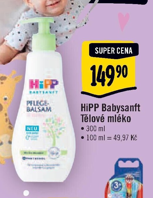 HiPP Babysanft Tělové mléko