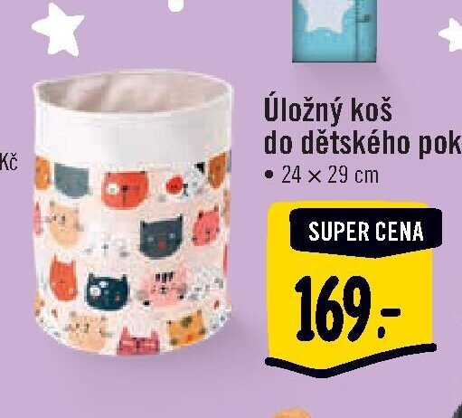 Úložný koš do dětského pokoje