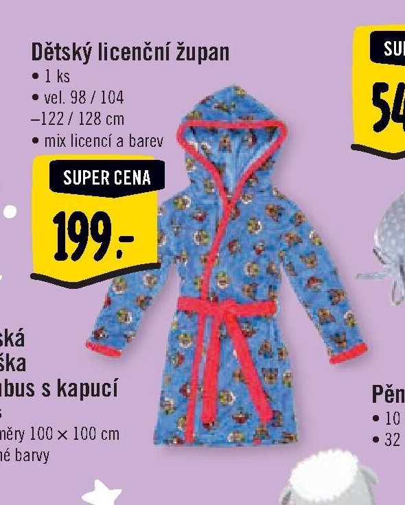 Dětský licenční župan