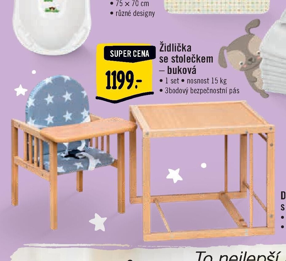 Židlička se stolečkem