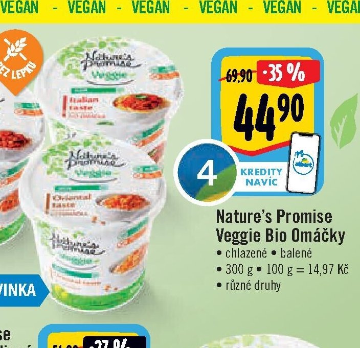 Nature's Promise Veggie Bio Omáčky