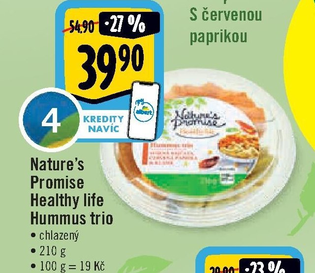 Nature's Promise Healthy life Hummus trio