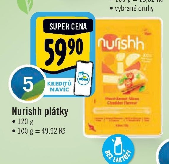 Nurishh plátky
