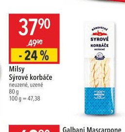 Milsy Sýrové korbáče