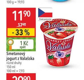 Smetanový jogurt z Valašska