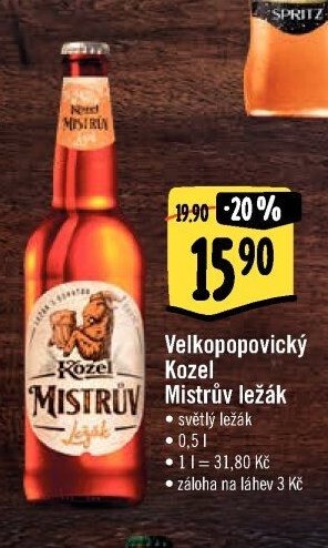 Velkopopovický Kozel Mistrův ležák