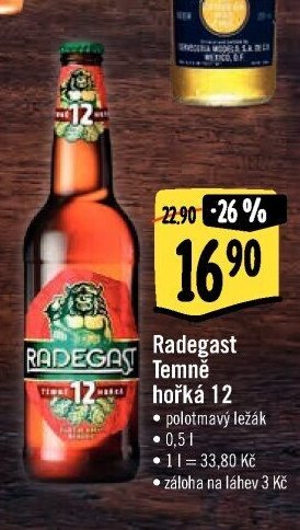Radegast Temně hořká 12