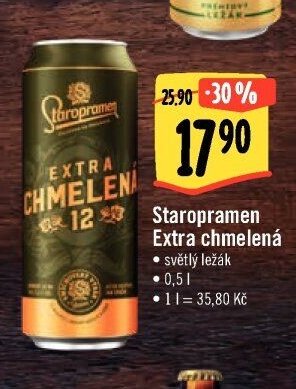 Staropramen Extra chmelená 12