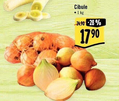 Cibule kuchyňská žlutá