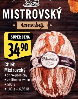 Mistrovský chléb Albert