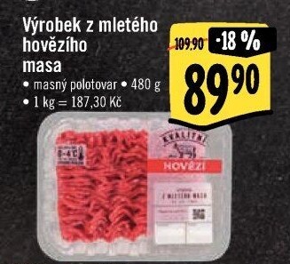 Mleté maso hovězí Albert