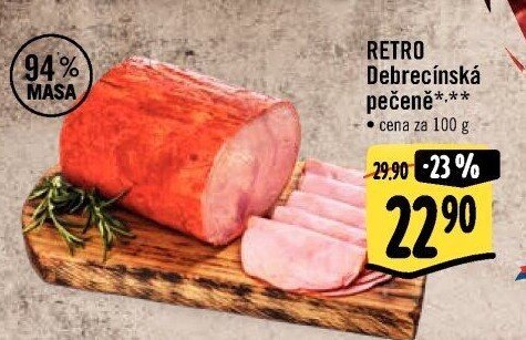 Pečeně debrecínská Albert Retro