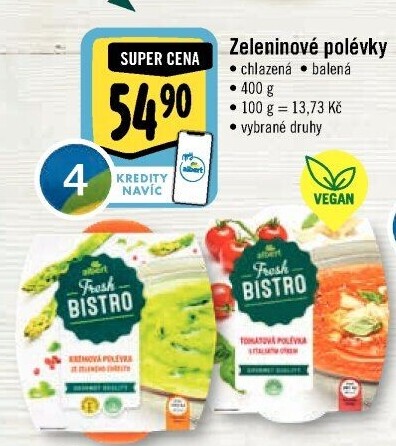 Polévky Albert Fresh Bistro