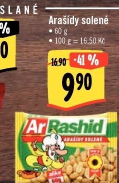 Pražené arašídy Ar Rashid