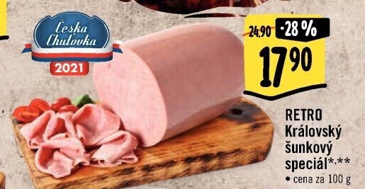 Salám šunkový královský speciál Albert Retro