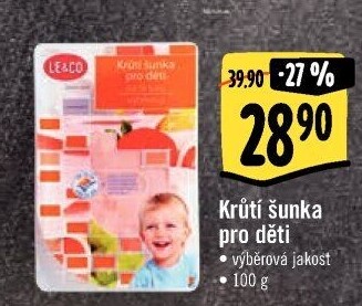 Šunka krůtí dětská výběrová LE&amp