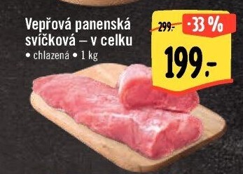 Vepřová panenská svíčková