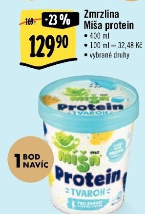 Zmrzlina proteinová v kelímku Míša