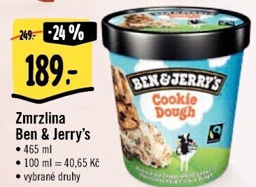 Zmrzlina v kelímku Ben&amp