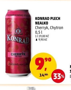 Konrad plech Nealko Cherryk, Chytron