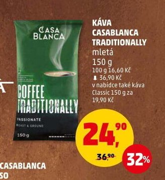 Casa Blanca Coffee Traditionally