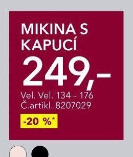 MIKINA S KAPUCÍ
